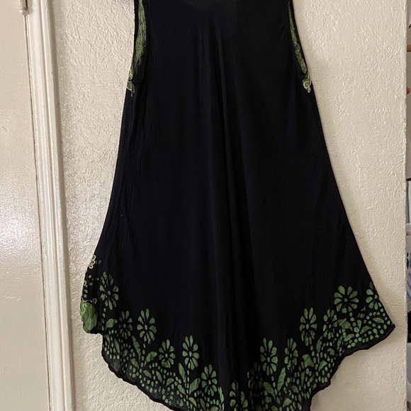 S.R FASHION | black and green dress - Picture 6 of 9